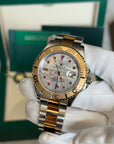 Rolex Yacht Master Mother Of Pearl Dial on Oyster 16623 Service Papers