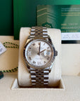 Rolex Datejust 36 Silver Diamond Roman Vi And Ix Dial on Jubilee 126234 Card 2024