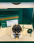 Rolex Submariner Black Dial on Oyster 116613LN Complete 2017