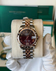 Rolex Datejust 31 Chocolate Roman Diamond Dial on Jubilee 178341 Card 2018