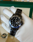 Rolex GMT-Master II 'Batman' PVD Black Dial on Oyster 116710BLNR Card 2017