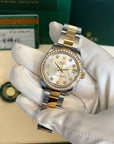 Rolex Datejust 31 Silver Diamond Dial on Oyster 178383 Complete 2018
