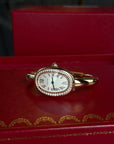 Cartier Baignoire Silver Roman Dial on WJBA0041 Complete Open Date