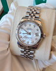 Rolex Datejust 31 Mother-Of-Pearl Diamond Dial on Jubilee 178274 Card 2015
