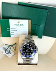 Rolex GMT-Master II 'Batman' Black Dial on Oyster 116710BLNR Complete 2018