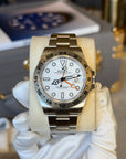 Rolex Explorer II White Dial on Oyster 226570 Complete 2022