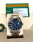 Rolex SkyDweller Blue Dial on Oyster 326934 Card 2020