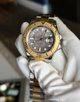 Rolex Yacht Master Dark Mother Of Pearl Dial on Oyster 16623 Card 2009