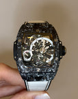 Hublot Spirit of Big Bang Tourbillon Skeleton Dial on Leather Strap 645.QW.2012.RW Complete 2021