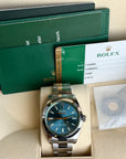 Rolex Milgauss Blue Dial on Oyster 116400GV Complete 2019