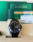 Rolex GMT-Master II 'Batman' PVD Black Dial on Oyster 116710BLNR Card 2017