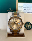 Rolex Datejust II Champagne Diamond Dial on Oyster 116333 Card 2010