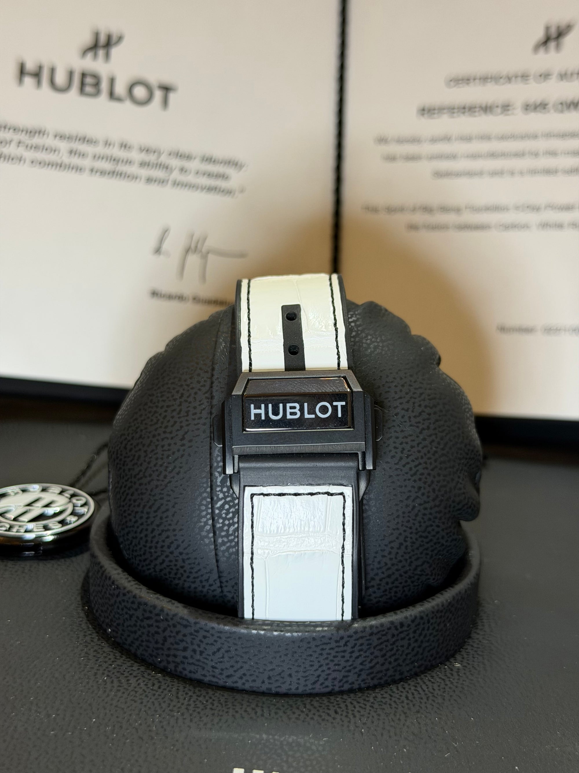 Hublot Spirit of Big Bang Tourbillon Skeleton Dial on Leather Strap 645.QW.2012.RW Complete 2021