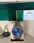Rolex Datejust II Blue Roman Dial on Oyster 116334 Card 2018
