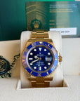 Rolex Submariner Blue Dial on Oyster 126618LB Card 2024