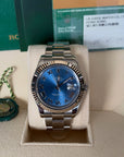 Rolex Datejust II Blue Roman Dial on Oyster 116334 Card 2018