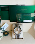 Rolex Datejust 36 Silver Diamond Roman Vi And Ix Dial on Jubilee 126234 Card 2024