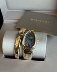Bvlgari Serpenti Tubogas Gray Dial on Spiral Bracelet 102681 Complete