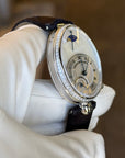 Breguet Reine de Naples 8908 MOP Dial on Leather Satin Strap 8908BB52864D00D with Box