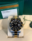 Rolex Submariner Black Dial on Oyster 116613LN Complete 2017