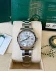 Rolex Datejust 31 White Mother-Of-Pearl Diamond Dial on Oyster 278274 Complete 2022