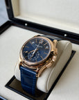 Patek Philippe Complications - Flyback Chronograph Blue Dial on Strap 5905R-010 Complete 2025