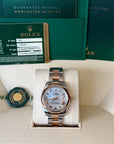 Rolex Datejust 31 Mother of Pearl Roman Dial on Oyster 178241 Card 2014