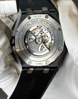 Audemars Piguet Royal Oak Offshore Selfwinding Chronograph Black Dial on Rubber Strap 26400AU.OO.A002CA.01.A Complete 2012