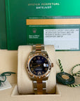 Rolex Datejust 31 Purple Roman Dial on Oyster 178341 Complete 2017