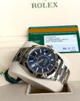 Rolex SkyDweller Blue Dial on Oyster 326934 Card 2020