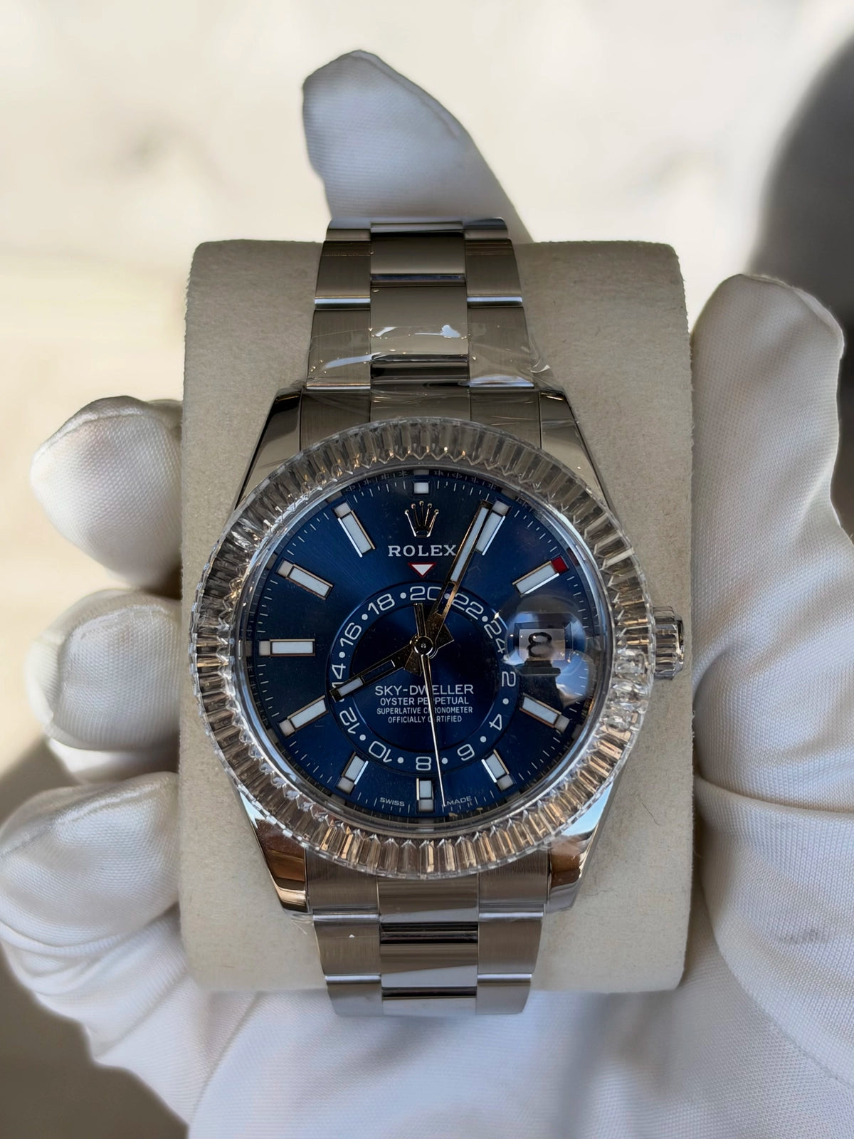 Rolex SkyDweller Blue Dial on Oyster 326934 Complete 2022