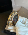 Bvlgari Serpenti Tubogas Gray Dial on Spiral Bracelet 102681 Complete