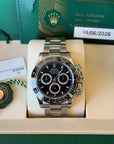 Rolex Daytona White Index Dial on Oyster 126500LN Complete 2026