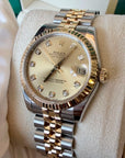 Rolex Datejust 31 Champagne Diamond Dial on Jubilee 178273 Card 2013