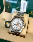 Rolex Explorer II White Dial on Oyster 226570 Complete 2022