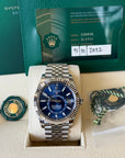 Rolex SkyDweller Blue Dial on Jubilee 326934 Complete 2022