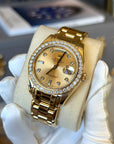 Rolex Pearlmaster Masterpiece Champagne Diamond Dial on Oyster 18948 Card 2015