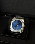Bvlgari Octo Finissimo Blue Dial on Bracelet 103431 Complete