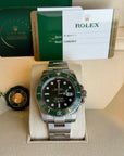 Rolex Submariner Hulk Green Dial on Oyster 116610LV Complete 2016