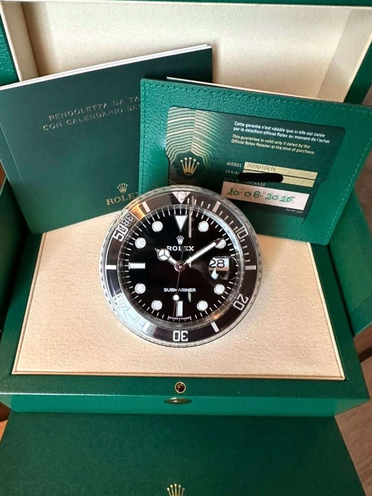 Rolex Submariner Black Dial on NA 909010LN Complete 2026