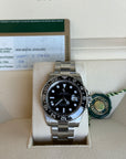 Rolex GMT-Master II Black Dial on Oyster 116710LN Complete 2010