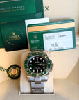 Rolex Submariner Hulk Green Dial on Oyster 116610LV Complete 2016