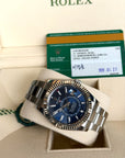 Rolex SkyDweller Blue Dial on Oyster 326934 Card 2020