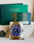 Rolex Submariner Blue Dial on Oyster 126618LB Card 2024