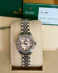 Rolex Datejust Lady Pink Mother-Of-Pearl Roman Dial on Jubilee 179384 Card 2015