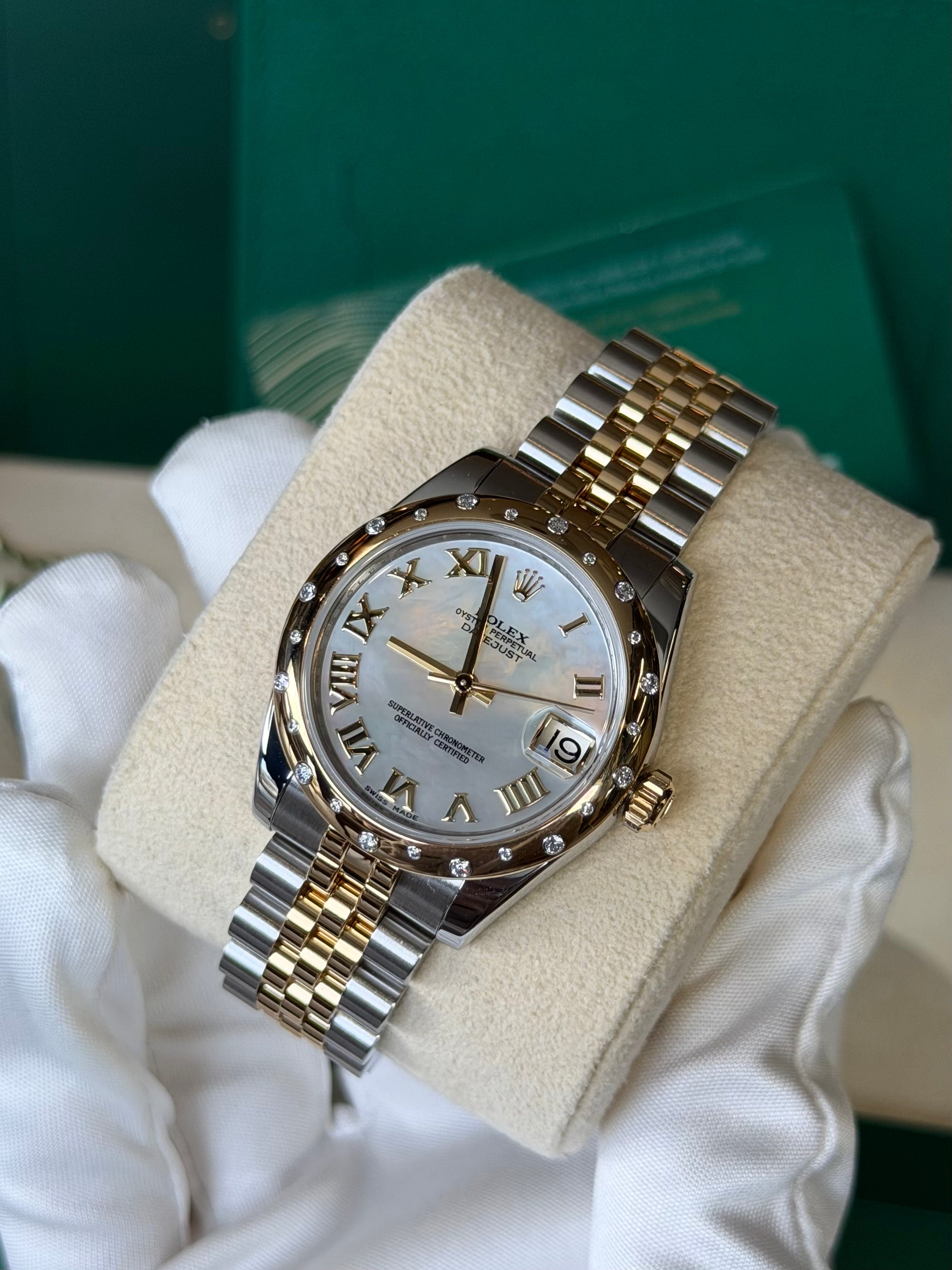 Rolex Datejust 31 Mother of Pearl Roman Dial on Jubilee 178343 Complete 2021