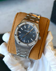 Audemars Piguet Royal Oak Blue Dial on Bracelet 77351ST.ZZ.1261ST.01 Card 2022